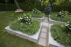 Gentleman's garden created and designed by Groupe Paramount